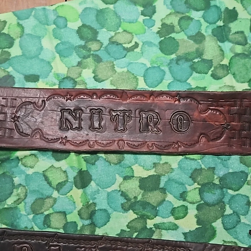 Tooled Leather Handmade Customized Dog Collars🐶Made just for you 🎀 New🎀